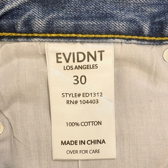 EVIDNT 11 (30) Malibu Blue Dip Dyed Two-Tone High Rise Cropped Jeans From Lulus - Picture 11 of 15